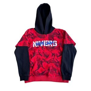 Aape By A Bathing Ape Hoodie Youth Medium Red Camo Pullover Streetwear Kids